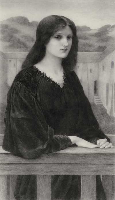 Vespertina Quies de Edward Coley (after) Burne Jones