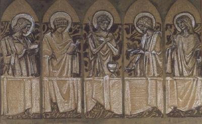 Diseño para un monumento para Christina Rossetti de Edward Coley Burne Jones