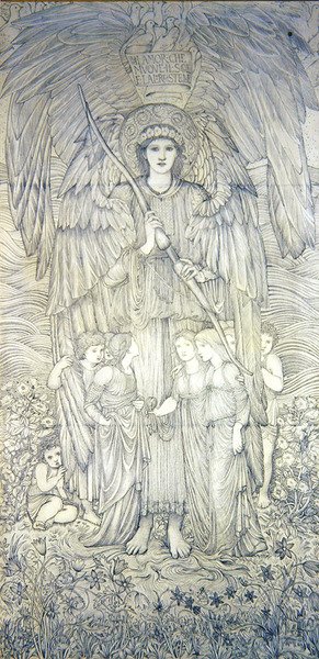 Amor que mueve el sol de Edward Coley Burne Jones