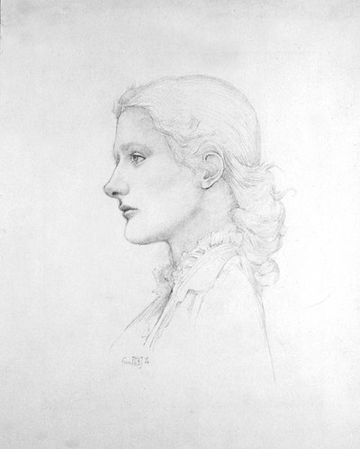 Retrato de Lucy Merrill de Edward Coley Burne Jones