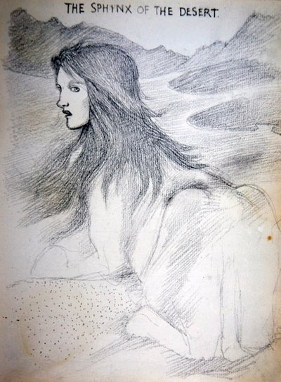 Esfinge del Desierto de Edward Coley Burne Jones