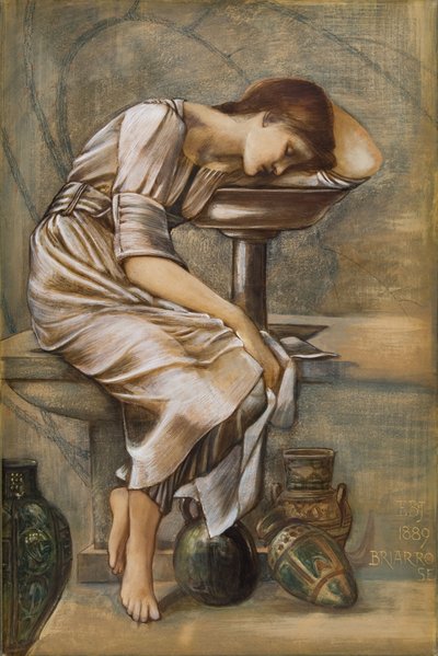 Estudio para la serie Briar Rose de Edward Coley Burne Jones