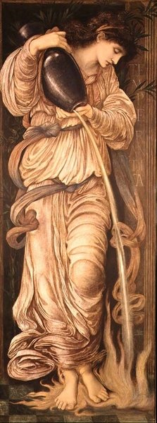 Templanza, c.1867 de Edward Coley Burne Jones