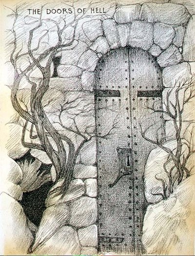 Las Puertas del Infierno de Edward Coley Burne Jones