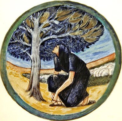 El libro de las flores: XXXVII. Árbol de fuego de Edward Coley Burne Jones
