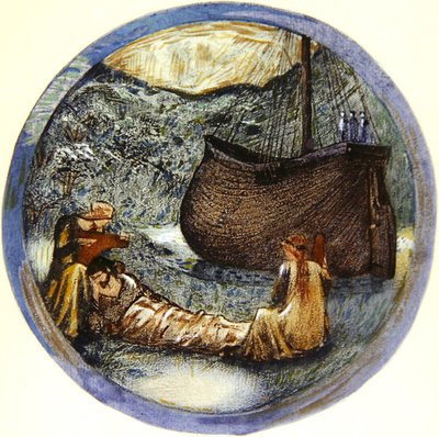 El libro de las flores: XXXV. Reina de los prados de Edward Coley Burne Jones