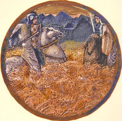 El libro de las flores: XXX. El odio de Saturno de Edward Coley Burne Jones