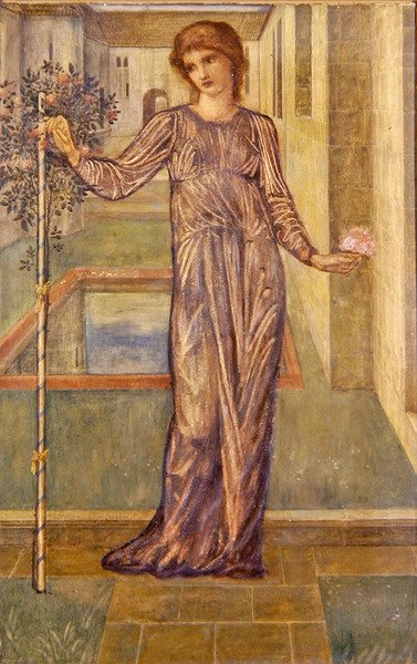 La guirnalda de Edward Coley Burne Jones