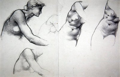 El árbol del perdón (estudio) de Edward Coley Burne Jones