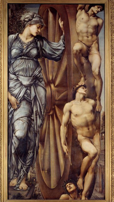 La rueda de la fortuna de Edward Burne Jones