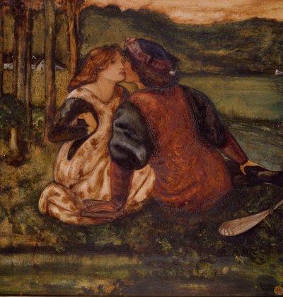 Un Idilio, 1862 de Edward Burne Jones
