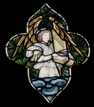 Ángel con Órgano de Edward Burne Jones
