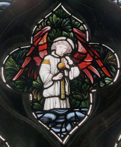 Ángel con Shawm de Edward Burne Jones