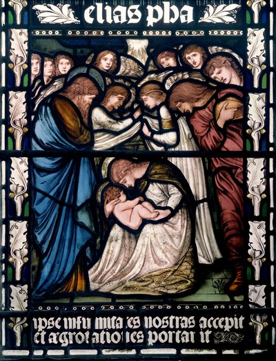 La Natividad de Edward Burne Jones