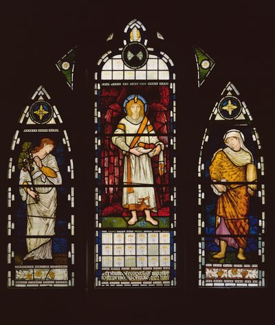 Dorotea y Teófilo, c.1861-62 de Edward Burne Jones