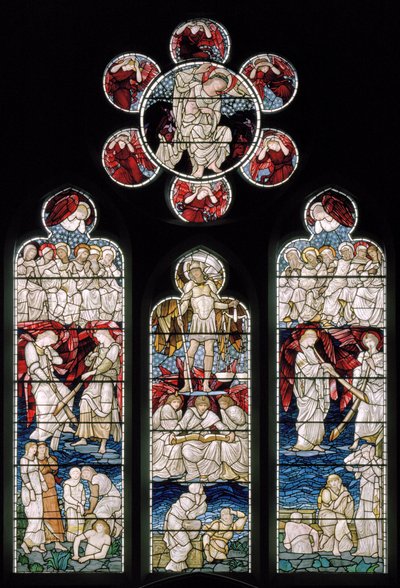 El Juicio Final, San Miguel de Edward Burne Jones