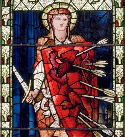 Figura de la Fortaleza, c.1896 de Edward Burne Jones