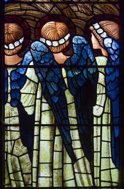 Harwarden, St Deiniol, Ángeles, La Natividad, 1898 de Edward Burne Jones