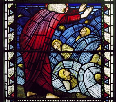 Kirkcaldy Old Kirk, Morris & Co., Edward Burne-Jones, El paso del Mar Rojo, 1886 de Edward Burne Jones