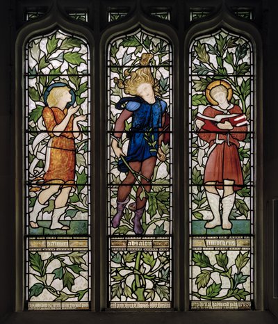Samuel, Absalón y Timoteo de Edward Burne Jones