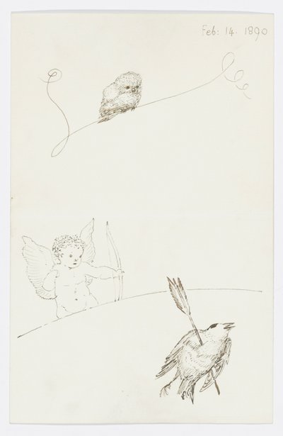 Carta a la nieta del artista Angela Thirkell de Edward Burne Jones