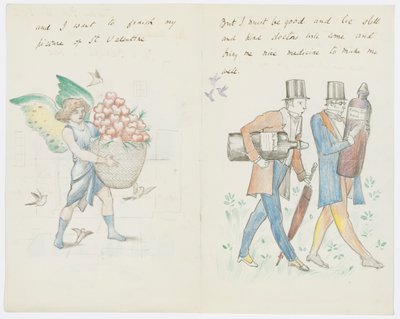 Carta a la nieta del artista Angela Thirkell de Edward Burne Jones