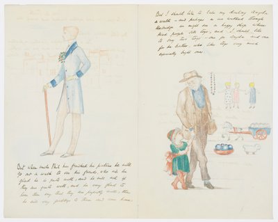 Carta a la nieta del artista Angela Thirkell de Edward Burne Jones