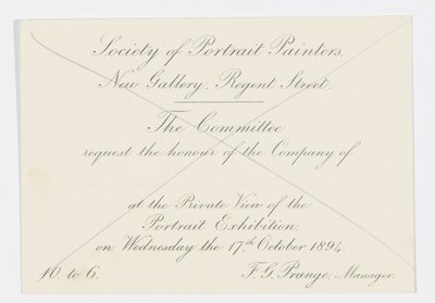 Carta a la nieta del artista Angela Thirkell de Edward Burne Jones