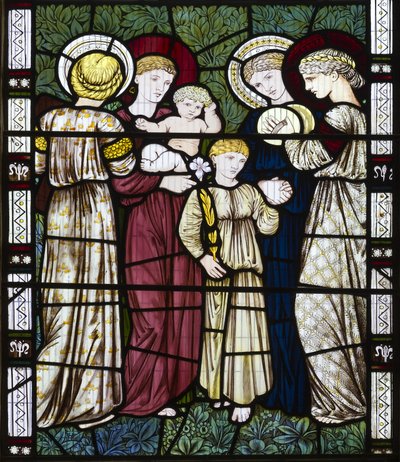 Madres e hijos, 1865 de Edward Burne Jones