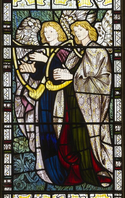 Ángeles musicales, 1865 de Edward Burne Jones