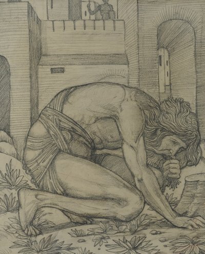 Nabucodonosor comiendo hierba de Edward Burne Jones