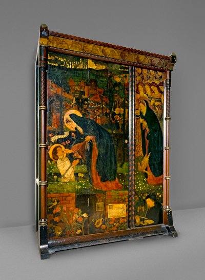 El Cuento de la Priora, Armario de Edward Burne Jones
