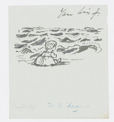 A la orilla del mar, Carta a la nieta del artista, Angela Thirkell, 31 de agosto de Edward Burne Jones