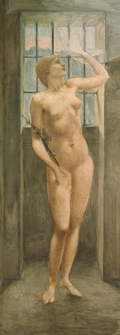 Spes, Esperanza en Prisión, c.1874 de Edward Burne Jones