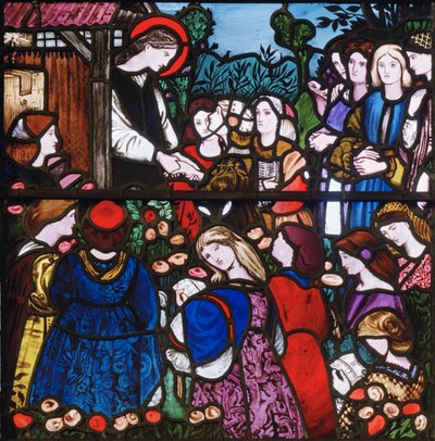 Santa Frideswide (detalle) de Edward Burne Jones