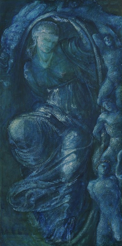 Estudio para la rueda de la fortuna de Edward Burne Jones