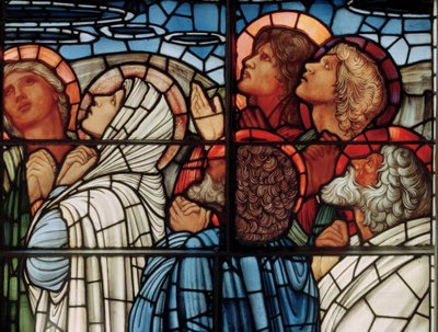 La Ventana de la Ascensión (detalle) de Edward Burne Jones