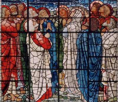 La Ventana de la Ascensión (detalle) de Edward Burne Jones