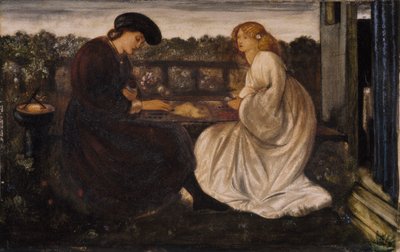 El jugador de backgammon de Edward Burne Jones