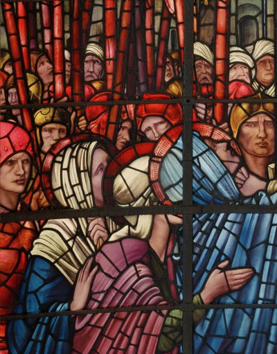 La Ventana de la Crucifixión (detalle) de Edward Burne Jones
