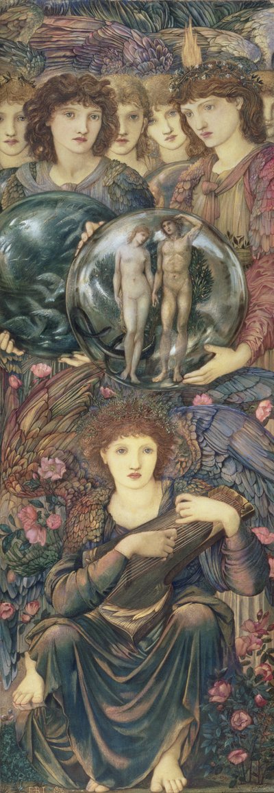 Los días de la creación: El sexto día, 1870-76 de Edward Burne Jones