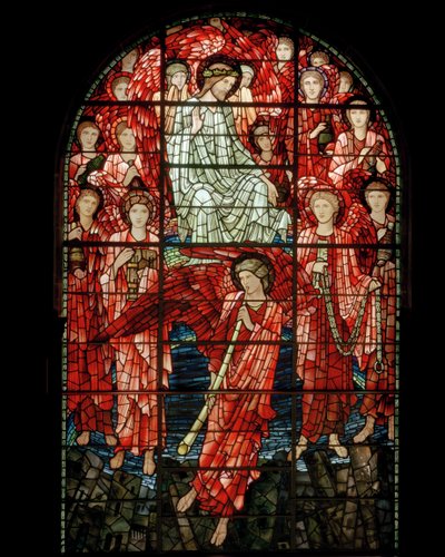 La Ventana del Juicio Final (detalle) de Edward Burne Jones
