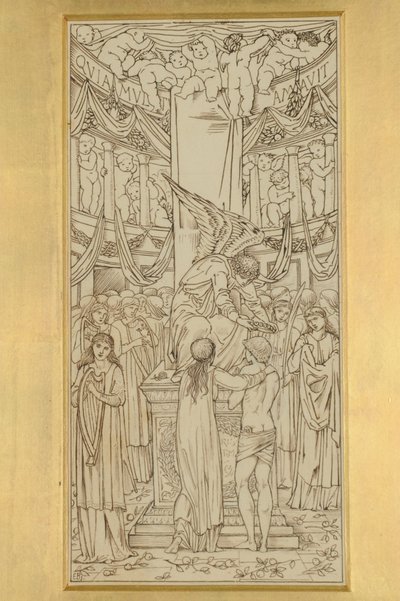 El matrimonio místico de Edward Burne Jones