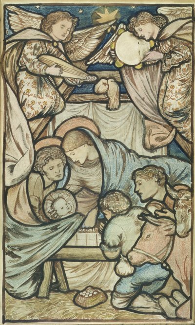 La Natividad de Edward Burne Jones