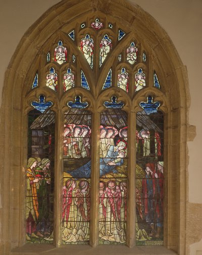 La Natividad, 1862 de Edward Burne Jones
