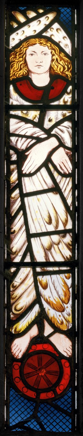 La Nueva Jerusalén, Ángel (detalle) de Edward Burne Jones