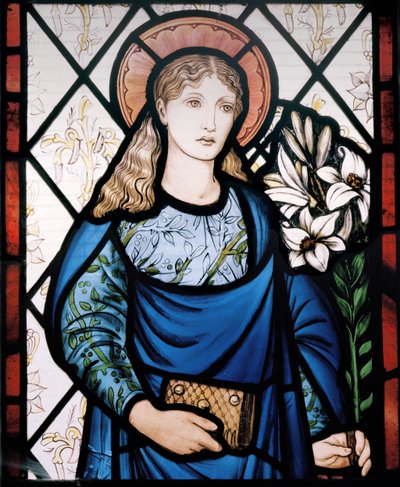 La Virgen María de Edward Burne Jones