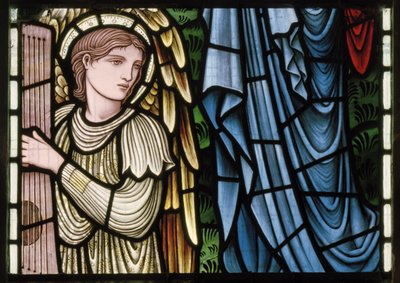 Ángeles del Paraíso, Músicos Ángeles (detalle) de Edward Coley and Dearle Burne Jones