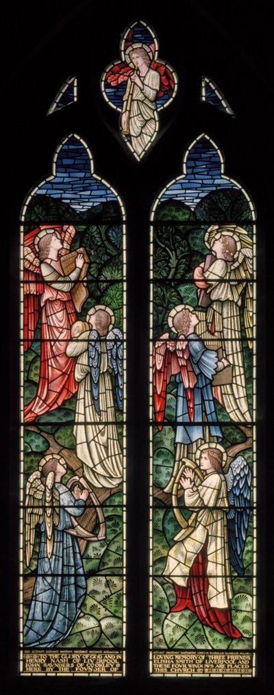 Ángeles del Paraíso, Músicos Ángeles de Edward Coley and Dearle Burne Jones