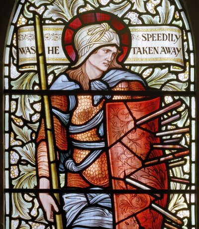 Fortaleza (detalle) de Edward Coley and Dearle Burne Jones